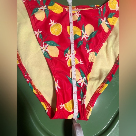 Wild fable Set in Red with Lemon Print - Picture 5 of 5